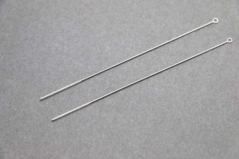Extremely Thin Twisted Wire Brush - 1.0 cm diameter